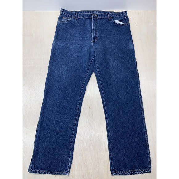 DICKIES 5 Pocket Work Jeans‎ Reg Fit Blue Denim Jeans W42xL34.                P - Picture 5 of 8